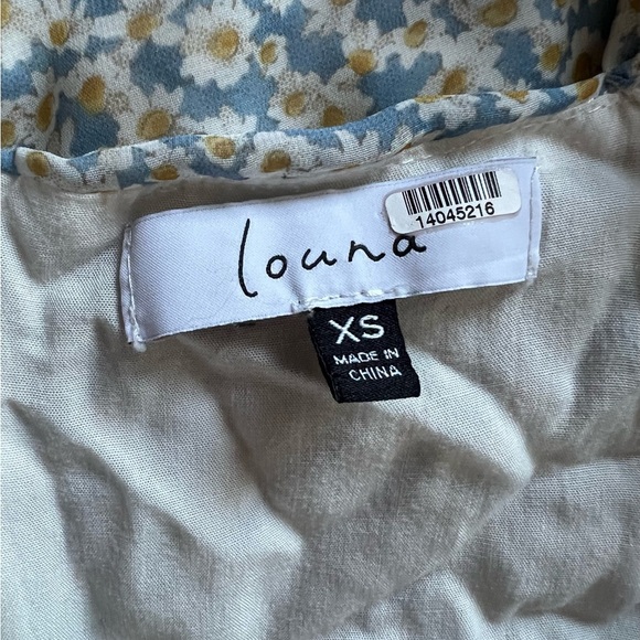 LOUNA Blue Daisy Dress - Size Extra Small - From Rent the Runway! - Picture 11 of 12